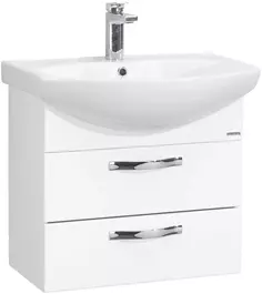 Тумба с раковиной белый 65 см Акватон Ария 1A1233K0AA010