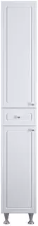 Пенал напольный с бельевой корзиной белый глянец L/R Damixa Palace One M41CSR0303WG