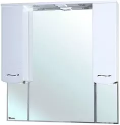 Зеркальный шкаф 101x100 см белый глянец Bellezza Мари 4612918000018