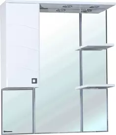 Зеркальный шкаф 82,5x100,1 см белый глянец L Bellezza Джулия 4611214002016