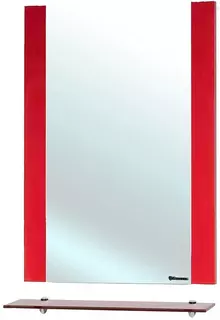 Зеркало 48x80 см красный глянец Bellezza Рокко 4613706030033