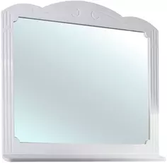 Зеркало 85x95 см белый глянец Bellezza Кантри 4619914000011
