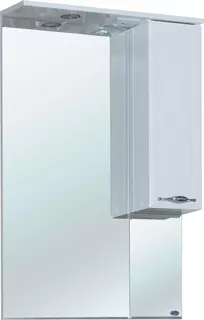 Зеркальный шкаф 65x100 см белый глянец R Bellezza Стелла 4616010001010