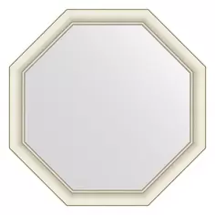 Зеркало 71x71 см белый с серебром Evoform Octagon BY 7432