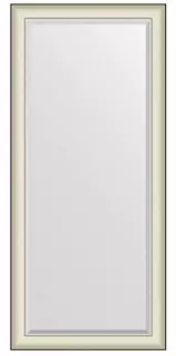 Зеркало 74x164 см белая кожа с хромом Evoform Exclusive BY 7457