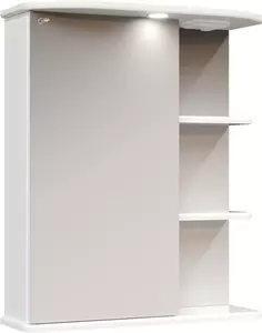 Зеркальный шкаф 55x71,2 см белый глянец L Onika Карина 205512