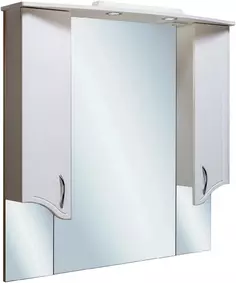 Зеркальный шкаф 106,2x105 см белый Runo Севилья 00000000596 РУНО