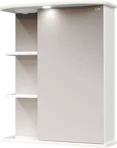 Зеркальный шкаф 55x71,2 см белый глянец R Onika Карина 205513