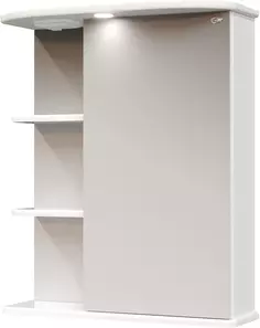 Зеркальный шкаф 60x71,2 см белый глянец R Onika Карина 206010