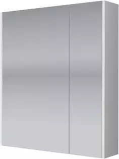 Зеркальный шкаф 60x70 см белый глянец L Dreja Prime 99.9304