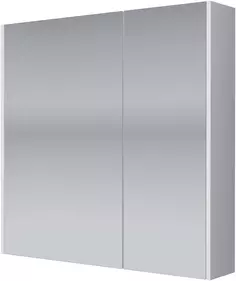Зеркальный шкаф 70x70 см белый глянец L Dreja Prime 99.9305