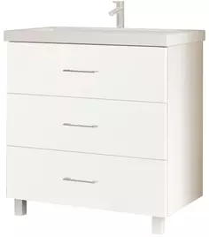 Тумба белый глянец 69 см Marka One Mix У69542