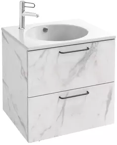 Тумба белый мрамор 60 см Jacob Delafon Odeon Rive Gauche EB2520-R9-NR4