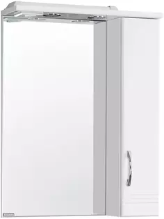 Зеркальный шкаф 58,6x79,8 см белый глянец R Акватон Онда 1A009802ON01R