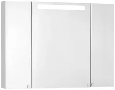 Зеркальный шкаф 100x75 см белый глянец Акватон Мадрид 1A111602MA010