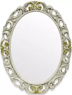 Зеркало 72x92 см слоновая кость/золото Tiffany World TW03642avorio/oro