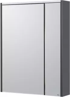 Зеркальный шкаф 60x78 см белый глянец/антрацит Roca Ronda ZRU9302968