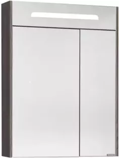 Зеркальный шкаф 60x78 см дуб макиато Акватон Сильва 1A216202SIW50