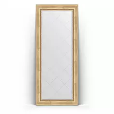 Зеркало напольное 87x207 см состаренное серебро с орнаментом Evoform Exclusive-G Floor BY 6338