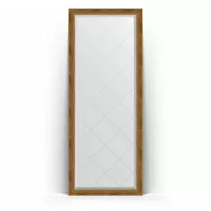 Зеркало напольное 78x198 см состаренное бронза с плетением Evoform Exclusive-G Floor BY 6303