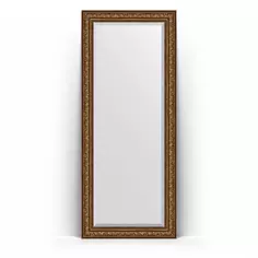 Зеркало напольное 85x205 см виньетка состаренная бронза Evoform Exclusive Floor BY 6137