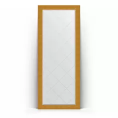 Зеркало напольное 81x201 см чеканка золотая Evoform Exclusive-G Floor BY 6382