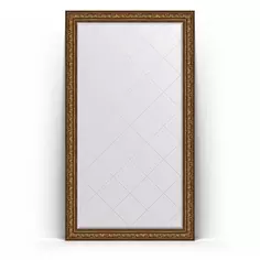 Зеркало напольное 115x205 см виньетка состаренная бронза Evoform Exclusive-G Floor BY 6377