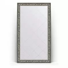 Зеркало напольное 114x203 см византия серебро Evoform Exclusive-G Floor BY 6365