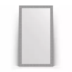Зеркало напольное 111x201 см чеканка серебряная Evoform Definite Floor BY 6021