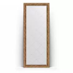 Зеркало напольное 80x200 см виньетка античная бронза Evoform Exclusive-G Floor BY 6314