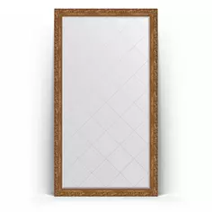 Зеркало напольное 110x200 см виньетка бронзовая Evoform Exclusive-G Floor BY 6352