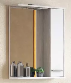Зеркальный шкаф 65x74 см лайн Corozo Лорена SD-00000295