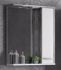 Зеркальный шкаф 75x74 см антик Corozo Лорена SD-00000296
