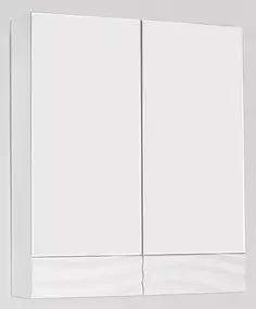 Зеркальный шкаф 60x70 см белый глянец Style Line Вероника ЛС-00000055
