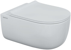 Подвесной безободковый унитаз с функцией биде с сиденьем микролифт Berges Ego XL 082138