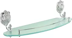 Полка стеклянная 55 см Migliore Cleopatra ML.CLE-60.720.CR