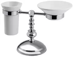 Стакан с мыльницей Caprigo Romano 7023-CRM