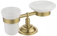 Стакан с мыльницей Migliore Mirella ML.MRL-M067.BR