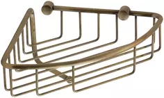 Полка угловая 22x22 см Veragio Baskets Bronzo VR.GFT-9055.BR