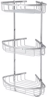 Полка угловая 21x21 см Veragio Baskets Cromo VR.GFT-9067.CR