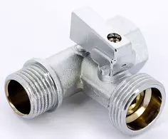 Кран шаровой 1/2" x 3/4" x 1/2" Uni-Fitt 182C2320