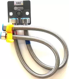 Подводка для воды 50 см 1/2" х 1/2" пара D&K DC1250051