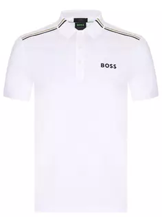 Поло Slim Fit с логотипом Boss