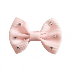 Аксессуары Milledeux Заколка-зажим Bowtie Bow со стразами мини Glam Grosgrain