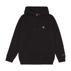 Cotton Blend Fleece Hoodie Calvin Klein