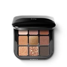 Тени GLAMOUR MULTI FINISH EYESHADOW PALETTE/ГЛАМУРНАЯ ПАЛИТРА ТЕНЕЙ С РАЗЛИЧНЫМИ ФИНИШАМИ Kiko