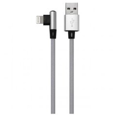 Кабель USB Red Line, Apple Lightning, 8 – pin, L-образный, серый, УТ000031533