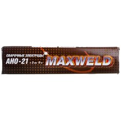Электроды Maxweld, АНО-21, 3х350 мм, 5 кг, картонная коробка
