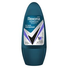 Дезодорант Rexona, Ультраневидимый, для мужчин, ролик, 50 мл