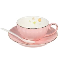 Чайная пара керамика, 3 предмета, на 1 персону, 200 мл, Зефир, Y6-10140